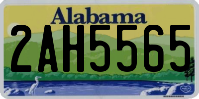 AL license plate 2AH5565