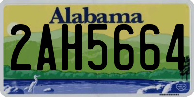 AL license plate 2AH5664