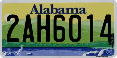 AL license plate 2AH6014