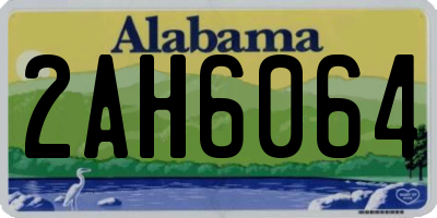 AL license plate 2AH6064