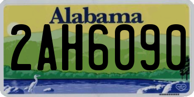 AL license plate 2AH6090