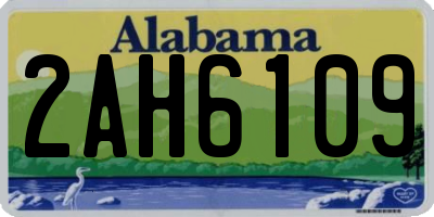 AL license plate 2AH6109