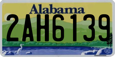 AL license plate 2AH6139