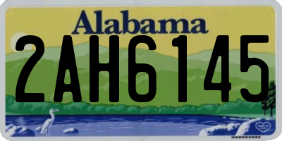 AL license plate 2AH6145