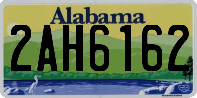 AL license plate 2AH6162