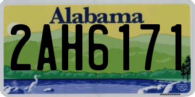 AL license plate 2AH6171