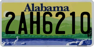 AL license plate 2AH6210