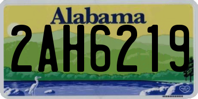 AL license plate 2AH6219