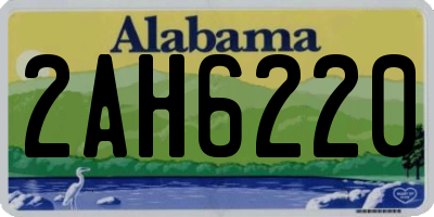 AL license plate 2AH6220