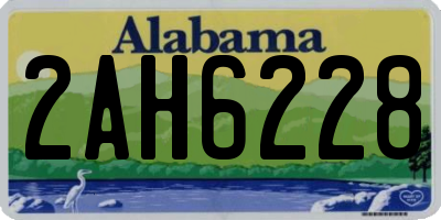 AL license plate 2AH6228