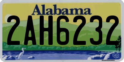AL license plate 2AH6232