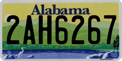 AL license plate 2AH6267
