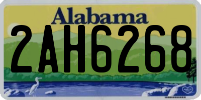 AL license plate 2AH6268