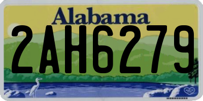 AL license plate 2AH6279