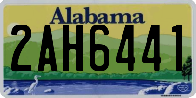 AL license plate 2AH6441