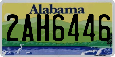 AL license plate 2AH6446