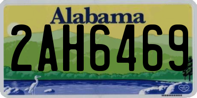 AL license plate 2AH6469