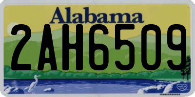 AL license plate 2AH6509