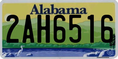 AL license plate 2AH6516