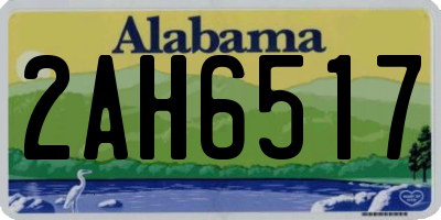 AL license plate 2AH6517