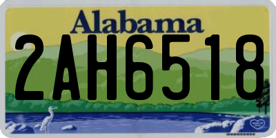 AL license plate 2AH6518