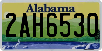 AL license plate 2AH6530