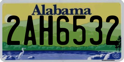 AL license plate 2AH6532