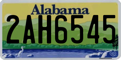 AL license plate 2AH6545