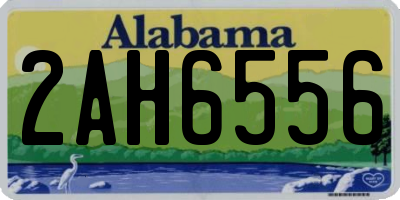 AL license plate 2AH6556