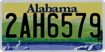 AL license plate 2AH6579