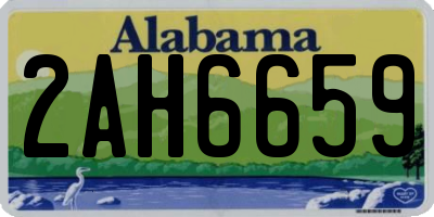 AL license plate 2AH6659