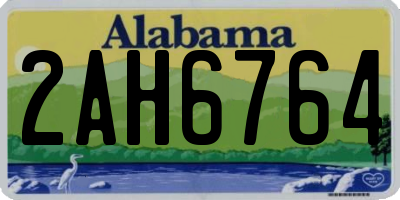 AL license plate 2AH6764