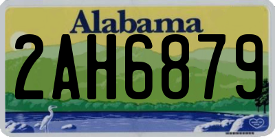 AL license plate 2AH6879