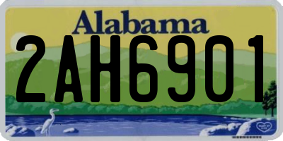 AL license plate 2AH6901