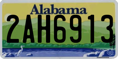 AL license plate 2AH6913
