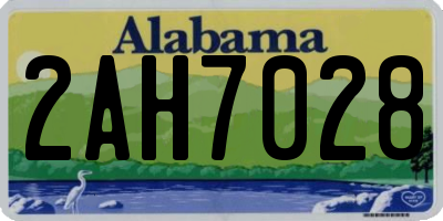 AL license plate 2AH7028