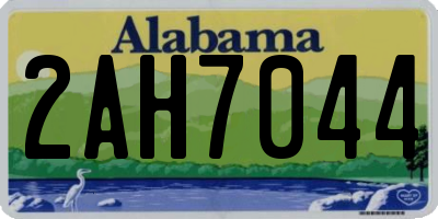 AL license plate 2AH7044