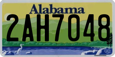 AL license plate 2AH7048