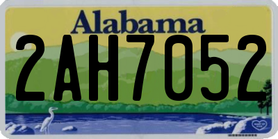 AL license plate 2AH7052