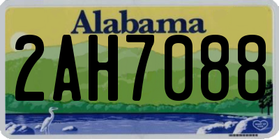AL license plate 2AH7088