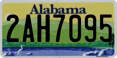 AL license plate 2AH7095
