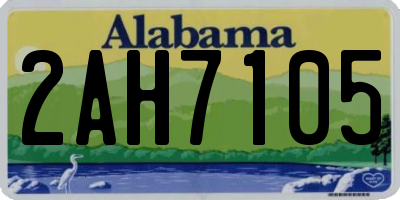 AL license plate 2AH7105
