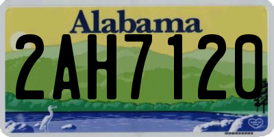 AL license plate 2AH7120
