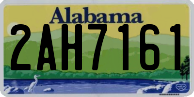 AL license plate 2AH7161