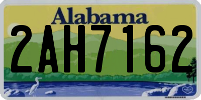 AL license plate 2AH7162