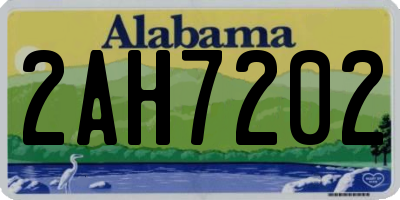 AL license plate 2AH7202