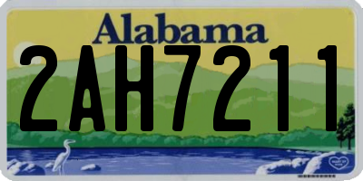 AL license plate 2AH7211