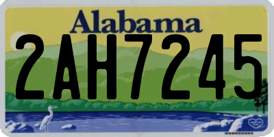 AL license plate 2AH7245