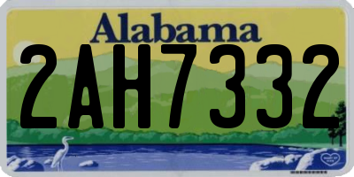 AL license plate 2AH7332