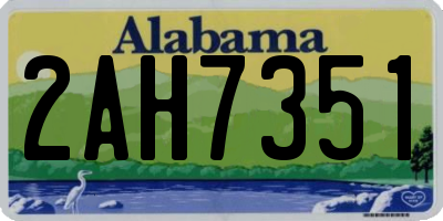 AL license plate 2AH7351